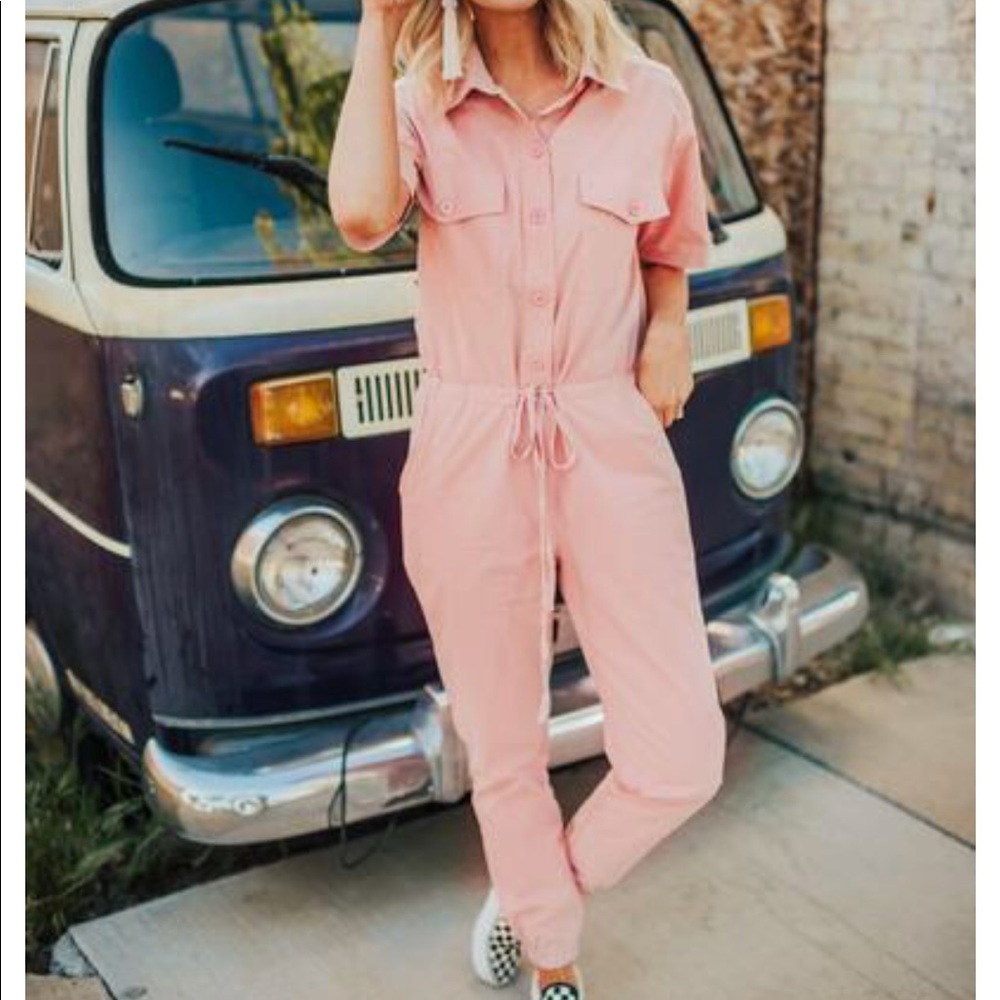 NWT Pink Jumpsuit/Overalls